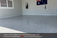 LEVA SIC PROJECT PHOTOS (1200 x 800 px) - WHITE PEBBLE FULL FLAKE ON BLACK BASE COAT (2)