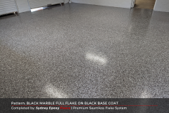 LEVA SIC PROJECT PHOTOS (1200 x 800 px) - BLACK MARBLE FULL FLAKE ON BLACK BASE COAT (2)