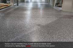 LEVA SIC PROJECT PHOTOS (1200 x 800 px) - BLACK MARBLE FULL FLAKE ON BLACK BASE COAT