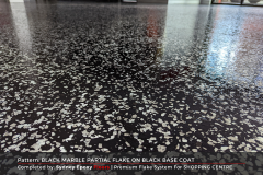 LEVA SIC PROJECT PHOTOS (1200 x 800 px) - BLACK MARBLE PARTIAL FLAKE ON BLACK BASE COAT