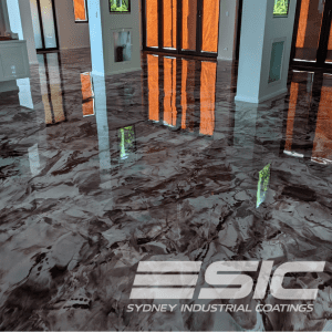 Liquid Metallic & Marble Epoxy Flooring for Garages