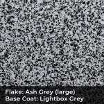 Ash Grey on Grey Flakes