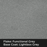 Functional Grey on Grey Flake Epoxy Flooring