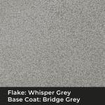 Whisper Grey on Grey Flake System
