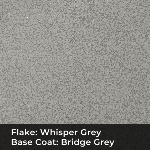 Whisper Grey on Grey Flake System