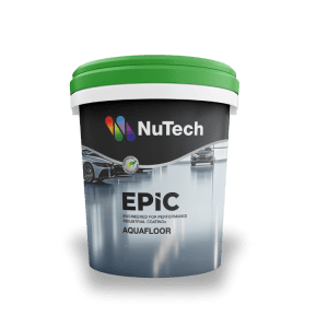 Nutech AquaFloor Clear Concrete Floor Coating