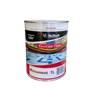 NuTech Paint Pavecoat Concrete Sealer 1Litre Tinter Monument