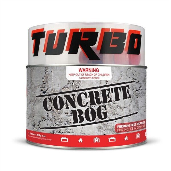 Turbo Concrete Filler to fill cracks in concrete