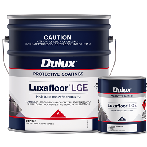 dulux luxafloor lge - high-solids, semi-gloss epoxy floor