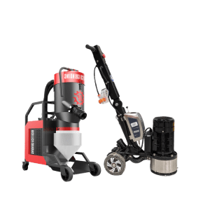 XINGYI 250D Single Head floor Grinder and Dust Extractor Package for hire in Sydney