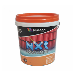 Nutech NXT Cool Zone roof coating — high-performance, water-based acrylic coating with heat-reflective and waterproof properties for durable roofing.