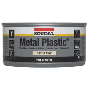 Soudal Metal Plastic two-component polyester putty