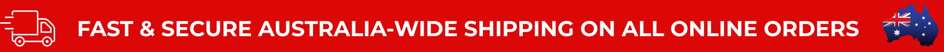 Australia Wide Shipping Online Orders banner