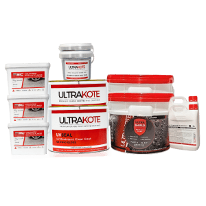 Full Flake Epoxy Flooring Garage Package for garages, warehouses and showrooms