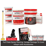 Epoxy Packages For Full Flake Flooring | 40 sqm Coverage