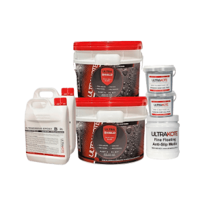 Solid Colour Epoxy Kit for Garage Floor - All in one package