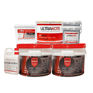 UltraKote partial flake 40meter square epoxy floor package for warehouses and garages