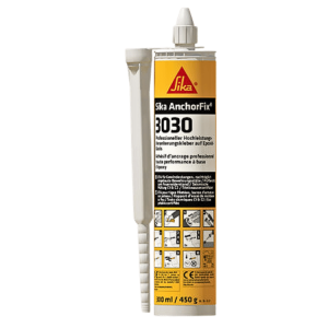 Sika AnchorFix 3030 Anchoring Adhesive 585ml - 12 Cartridges /Box - Light Grey