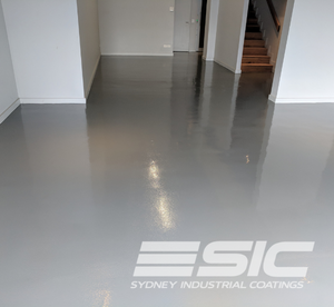 Solid Colour Epoxy Flooring for Garages